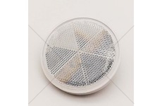 Kruhová odrazka se šroubem FI75 bílá WAS 516/B