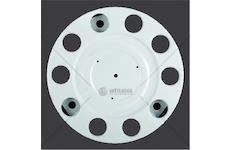 Kryt kola 10 otvorů bílý plný  DB-105210