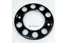 Kryt kola 10 otvorů černá ocel s upevněním na dva šrouby BB-105270