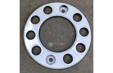 Kryt kola 10 otvorů šedá ocel s upevněním na dva šrouby BB-105220