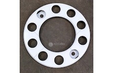 Kryt kola 22,5 / 10 děr bílá ocel 420/60