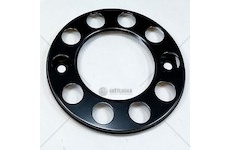 Kryt kola 22,5 / 10 děr černá ocel 420/60
