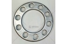 Kryt kola 22,5 / 10 děr šedá ocel 420/60