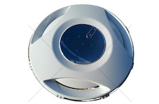 Kryt kola 22,5 bílý zadní se zrcátkem NEOPLAN