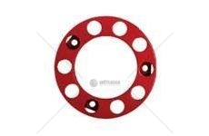 Kryt kola 22,5 červený 10 otvorů