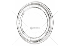 Kryt kola nerezový plochý s dírami  A2A-52SF3