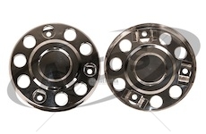 Kryt matic kola 10 děr - plný střed, bez nápisu, nerez 0042166_A