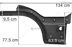 Kryt schodu kabiny Man TGL 2021- levý Lamiro 2600-1EX