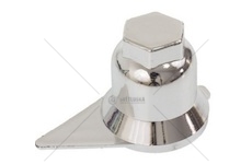 Kryt šroubu 33mm s ukazatelem nikl plast