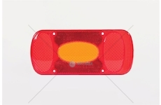 Kryt svítilny kompletní levý červený FRISTOM MD-36/KL/L