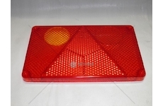 Kryt svítilny kompletní W21 červený WAS W21/Stínidlo