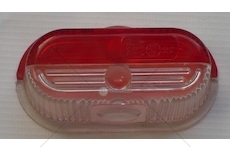 Krytka lampy obr. bílo/červ. na gumě