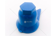 Krytka matice kola S-32 modrá, plast 32MMCOL-BLUE