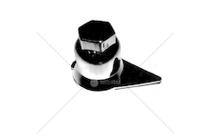 Krytka matice kola S-33 plastová nikl 33MMCOL-NICKEL