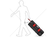 Kufr na nářadí s kolečky X BLOCK TECH černý 795x380x307 KISTENBERG