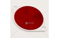 Kulatá odrazka s úchytem červená WAS 517/CZ