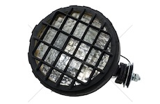 KULATÁ PRACOVNÍ LAMPA S MŘÍŽKOU + VYPÍNAČ