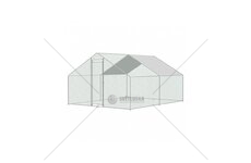 Kurník voliéra, se střechou, 3×4×2 m - STREND PRO