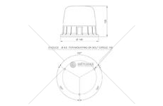 LAMPA BLYSKOWA 10/30V FI146MM LED VIGNAL VALD14487