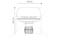 LAMPA BLYSKOWA 10/30V FI146MM LED VIGNAL VALD14727