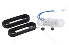LAMPA OBRYS.DIOD.12/36V NIEBIESKA OKRAGLA  FT-073NLED