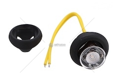 LAMPA OBRYS.DIOD.12/36V ZOLTA, OKRAGLA  FT-074Z