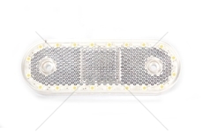 LAMPA OBRYS.DIODOWA BIALA PRZEDNIA WAS W47WW/536