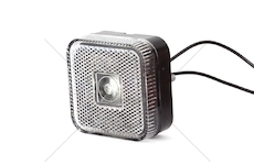 LAMPA OBRYS.KWADRAT BIALA DIODA 303 WAS W63/303