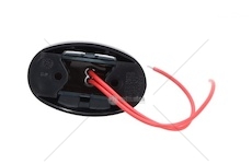 LAMPA OBRYS.LED CZERWONA 12/36V OWALNA  FT-067CLEDDARK