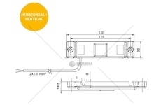 LAMPA OBRYS.LED UNIFAB BIALA WIELTON  42-3474-147