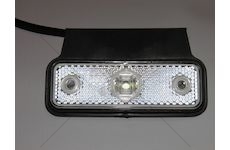 Lampa obrysová led s úchytem bílá FRISTOM FT-4/U/DIODA/B