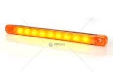 LAMPA POZYCYJNA POMARANCZOWA BOCZNA 9LED WAS W97.4B