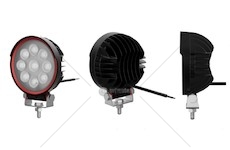 LAMPA ROBOCZA OKRAGLA 9 DIOD 9X3W 9-32V  JG-RW091