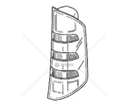 LAMPA TYLNA MB TRAVEGO LEWA POLMET P-6773