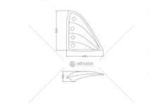 LAMPA ZESPOLONA NEOPLAN CITYLINER LEWA TANGDE YG-04-253L