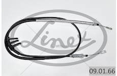 Lano ruční brzdy FIAT DUCATO 06- přední LINEX 09.01.66