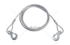 Lano vyprošťovací 5000kg s karabinami COMPASS