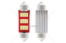 LED CANBUS 4014 12SMD Festoon C5W C10W C3W 41mm White 12V/24V