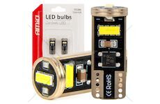 LED CANBUS BULBS T10e W5W 3x2055 SMD White 12V/24V AMIO-03720