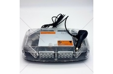 LED majáková rampa oranžová 80LED, 12-24V, 10 funkcí