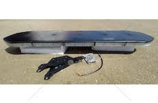 LED majáková rampa ultra Slim oranžová 124cm, 12/24V, R65