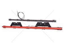 LED obrysové světlo 12/24V červené dlouhé WAS W280BLACK/2501