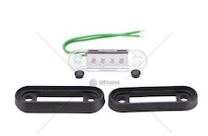 LED obrysové světlo 12/36V zelené kulaté FT-073ZIELLED