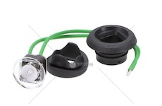 LED obrysové světlo 12/36V zelené kulaté FT-074ZIELLED