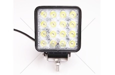 LED pracovní světlo 16 LED 48W 16x3W 6000K  110x110x72mm kovová konstrukce