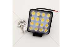 LED pracovní světlo 16x3W, 48W 110X110X45mm