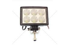 LED pracovní světlo 18W, 12-24V, 6x3W, 128x82mm