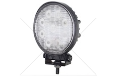 LED pracovní světlo 27W, 12-24V 9x3W LED průměr 116mm kulatá