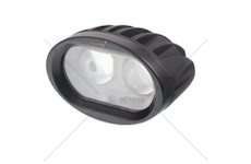 LED Pracovní světlo 2x10W LED 20W 10-30V oválné, velké LED čočky