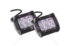 LED pracovní světlo 6 LED 2-řady - sada 2ks